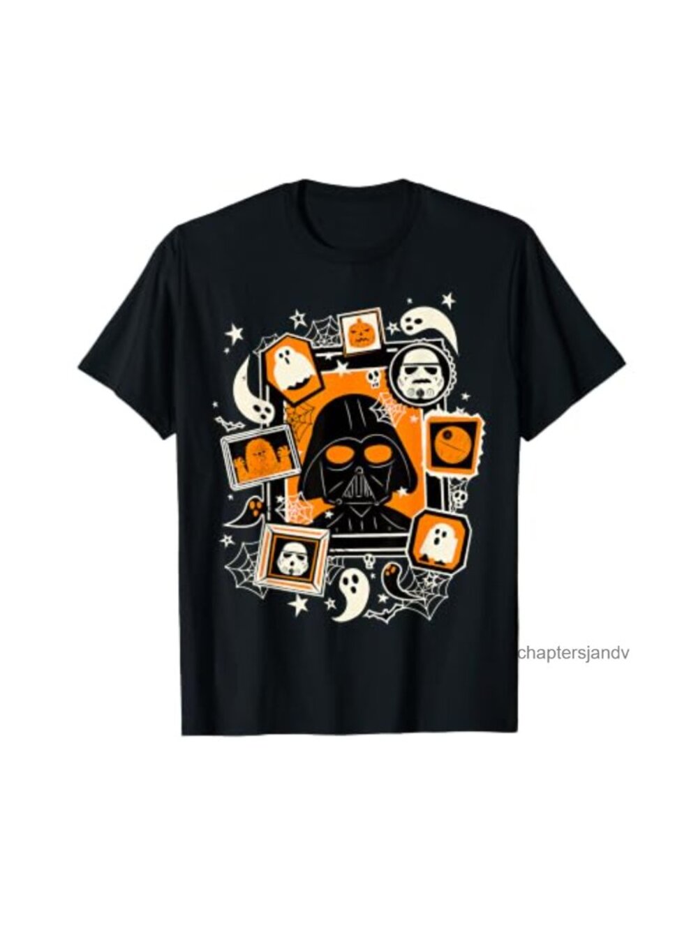 Officially Licensed Star Wars Darth Vader Halloween Poster T-Shirt